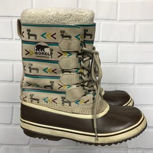 Rare Sorel Caribou Waterproof Deer Rain Duck Boot